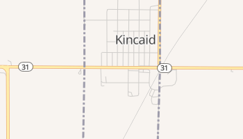 Kincaid, Kansas map