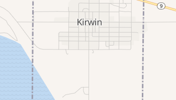 Kirwin, Kansas map
