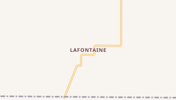 Lafontaine, Kansas map