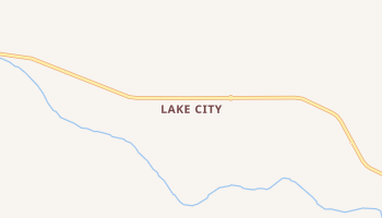 Lake City, Kansas map