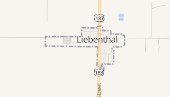 Liebenthal, Kansas map