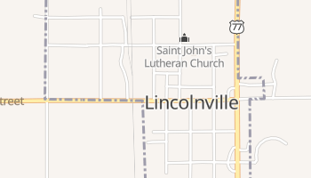 Lincolnville, Kansas map