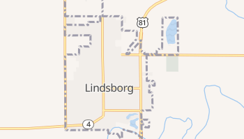 Lindsborg, Kansas map