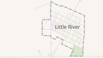 Little River, Kansas map