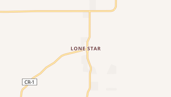 Lone Star, Kansas map