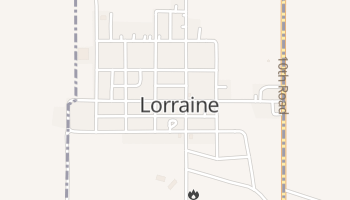 Lorraine, Kansas map
