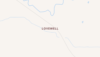 Lovewell, Kansas map