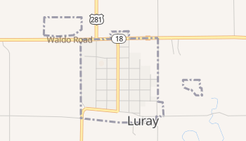 Luray, Kansas map