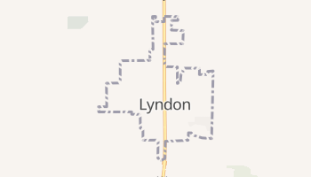 Lyndon, Kansas map