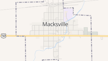 Macksville, Kansas map