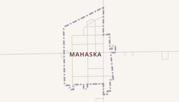 Mahaska, Kansas map