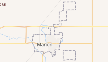 Marion, Kansas map