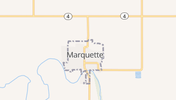 Marquette, Kansas map