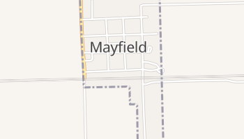 Mayfield, Kansas map