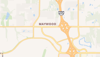 Maywood, Kansas map