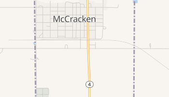 McCracken, Kansas map