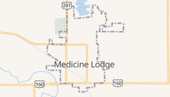 Medicine Lodge, Kansas map