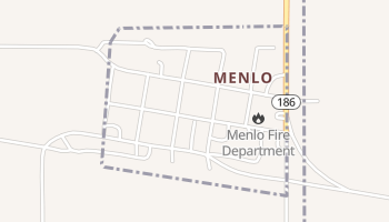 Menlo, Kansas map
