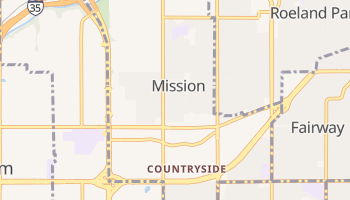 Mission, Kansas map