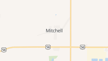 Mitchell, Kansas map