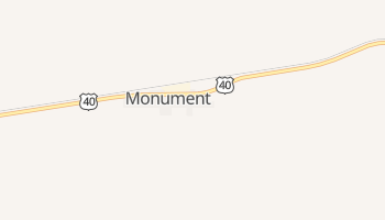 Monument, Kansas map