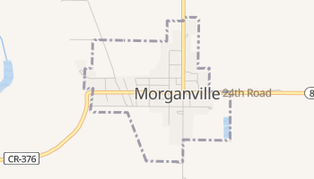 Morganville, Kansas map
