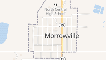 Morrowville, Kansas map
