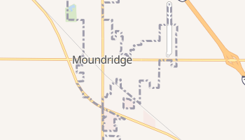Moundridge, Kansas map