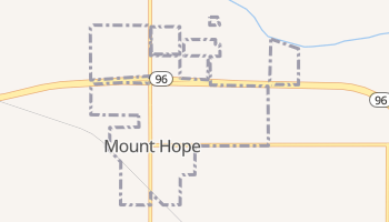 Mount Hope, Kansas map