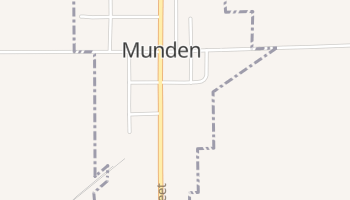 Munden, Kansas map