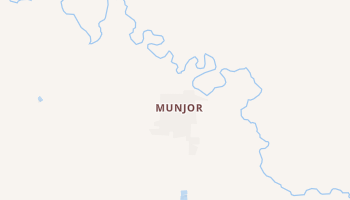 Munjor, Kansas map