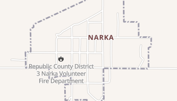Narka, Kansas map
