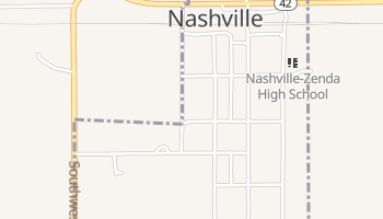 Nashville, Kansas map