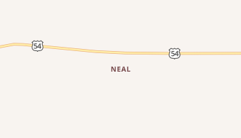 Neal, Kansas map