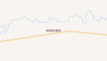 Nekoma, Kansas map
