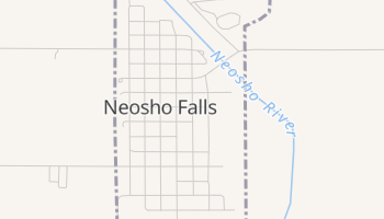 Neosho Falls, Kansas map
