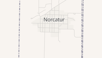 Norcatur, Kansas map
