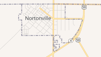 Nortonville, Kansas map