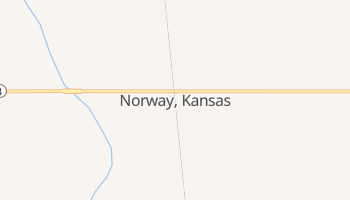 Norway, Kansas map