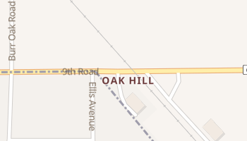 Oak Hill, Kansas map
