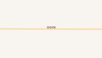 Odin, Kansas map