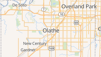 Olathe, Kansas map