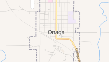 Onaga, Kansas map