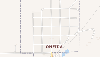 Oneida, Kansas map