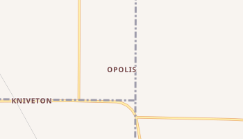 Opolis, Kansas map
