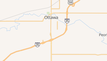 Ottawa, Kansas map