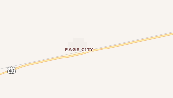 Page City, Kansas map