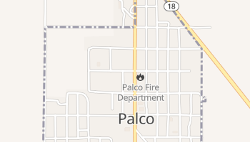 Palco, Kansas map