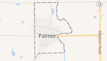 Palmer, Kansas map