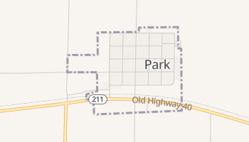 Park, Kansas map